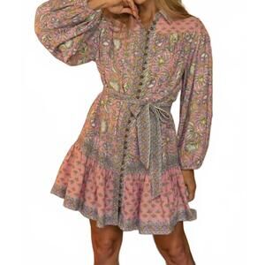 NEW MISS JUNE PARIS lorena mini dress in pink